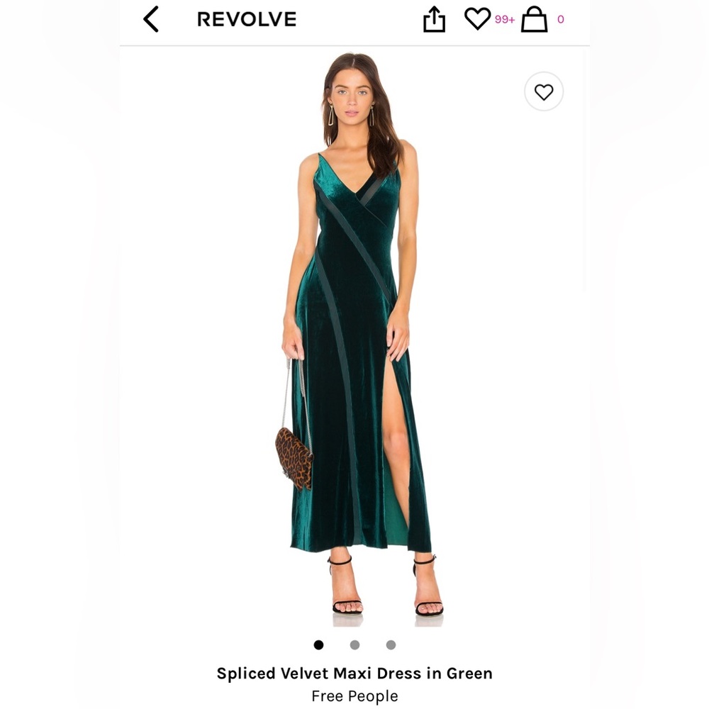 Free People green gown - Small